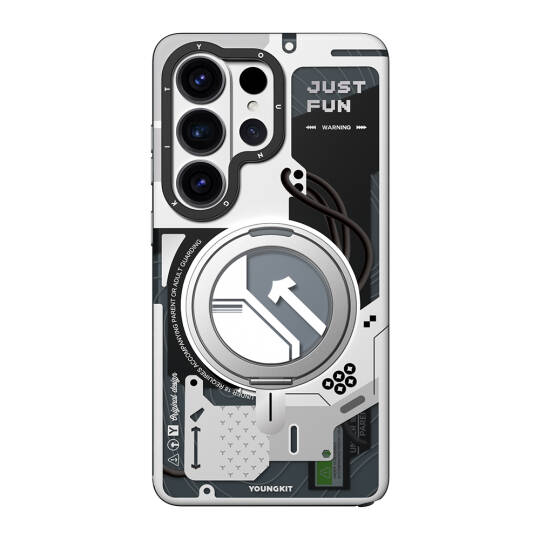 Galaxy S26 Ultra Kılıf M-safe Şarj Özellikli Youngkit Starship Serisi Kapak - 6
