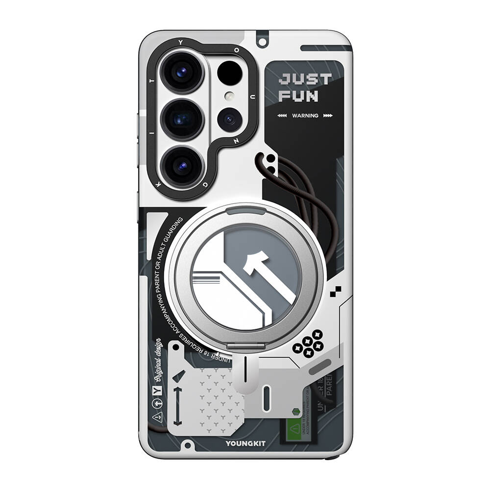 Galaxy S26 Ultra Kılıf M-safe Şarj Özellikli Youngkit Starship Serisi Kapak - 6