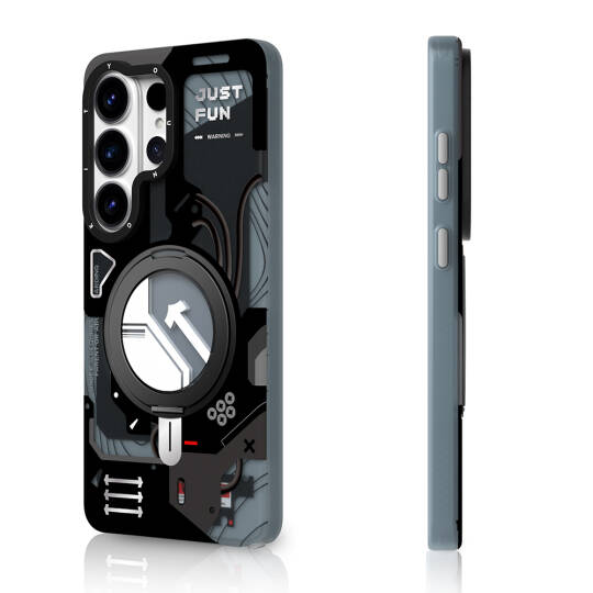 Galaxy S26 Ultra Kılıf M-safe Şarj Özellikli Youngkit Starship Serisi Kapak - 7