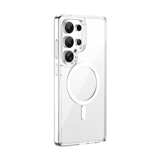 Galaxy S26 Ultra Kılıf Wiwu MCC-101 iShield Pro Serisi M-safe Şarj Özellikli Crystal Sert PC Kapak - 3