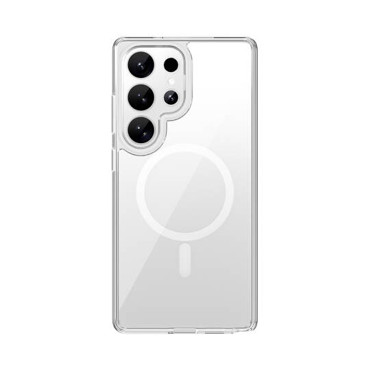 Galaxy S26 Ultra Kılıf Wiwu MCC-101 iShield Pro Serisi M-safe Şarj Özellikli Crystal Sert PC Kapak - 5