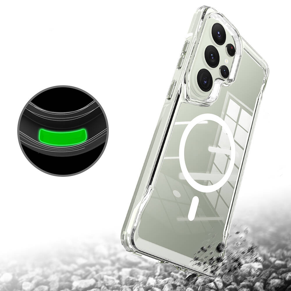 Galaxy S26 Ultra Kılıf Zore M-safe Şarj Özellikli T-Max M-safe Kapak - 4
