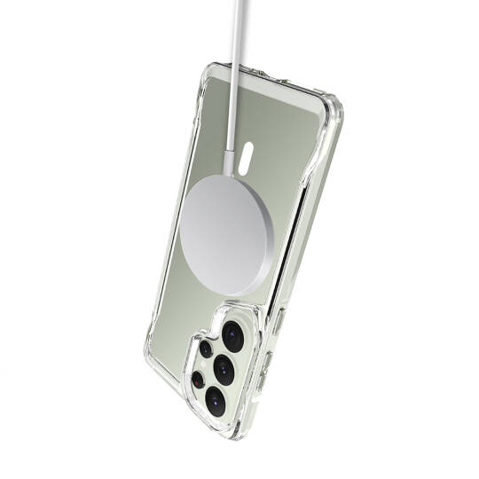 Galaxy S26 Ultra Kılıf Zore M-safe Şarj Özellikli T-Max M-safe Kapak - 8
