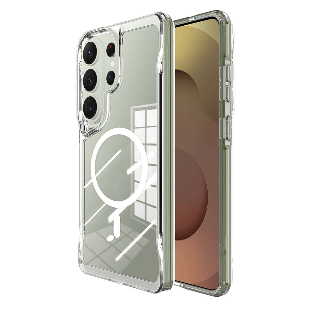 Galaxy S26 Ultra Kılıf Zore M-safe Şarj Özellikli T-Max M-safe Kapak - 9