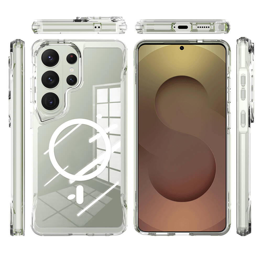 Galaxy S26 Ultra Kılıf Zore M-safe Şarj Özellikli T-Max M-safe Kapak - 10