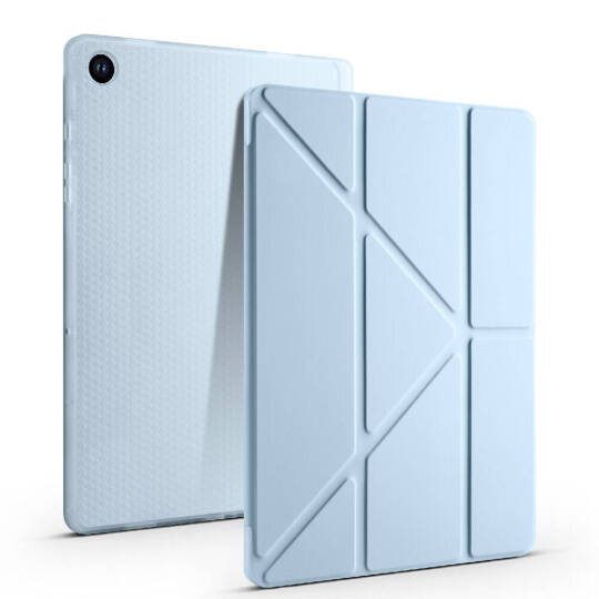 Galaxy Tab A11 Kılıf Zore Tri Folding Kalem Bölmeli Standlı Kılıf - 16