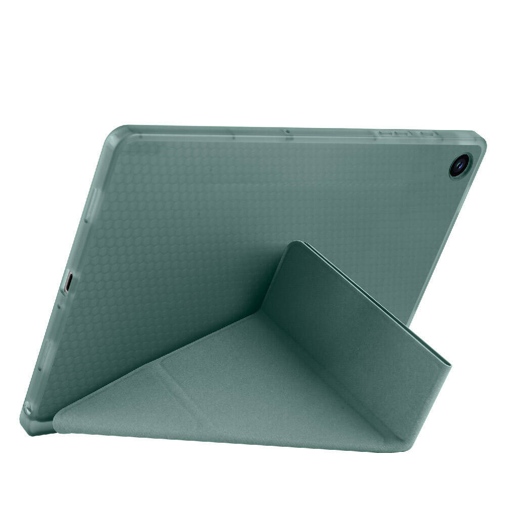 Galaxy Tab A11 Kılıf Zore Tri Folding Kalem Bölmeli Standlı Kılıf - 21