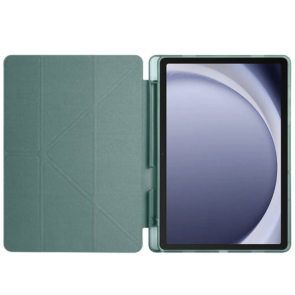Galaxy Tab A11 Kılıf Zore Tri Folding Kalem Bölmeli Standlı Kılıf - 25