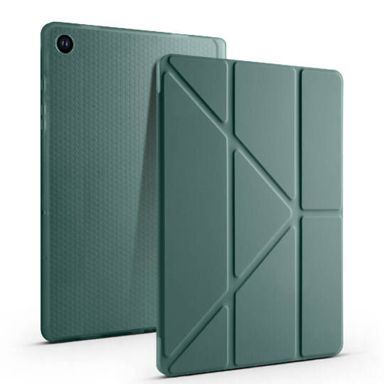 Galaxy Tab A11 Kılıf Zore Tri Folding Kalem Bölmeli Standlı Kılıf - 26