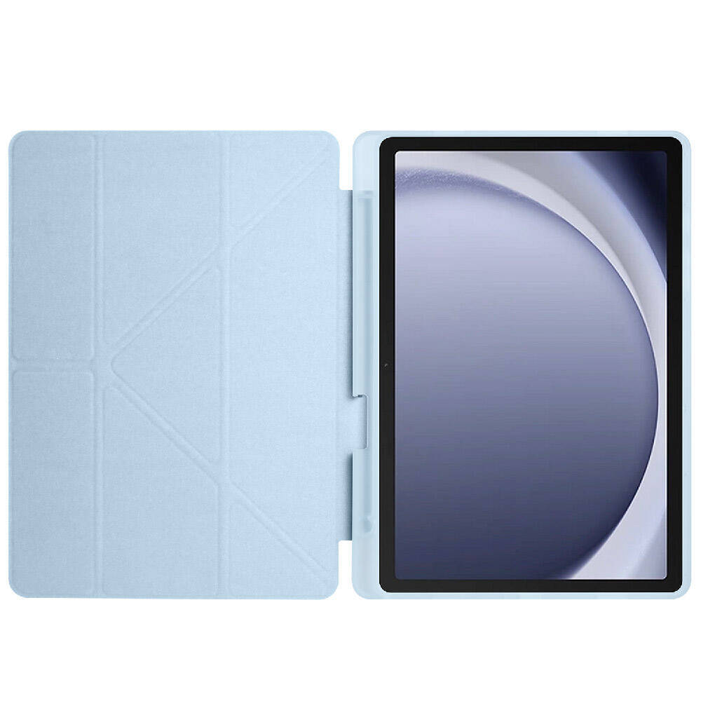 Galaxy Tab A11 Kılıf Zore Tri Folding Kalem Bölmeli Standlı Kılıf - 27