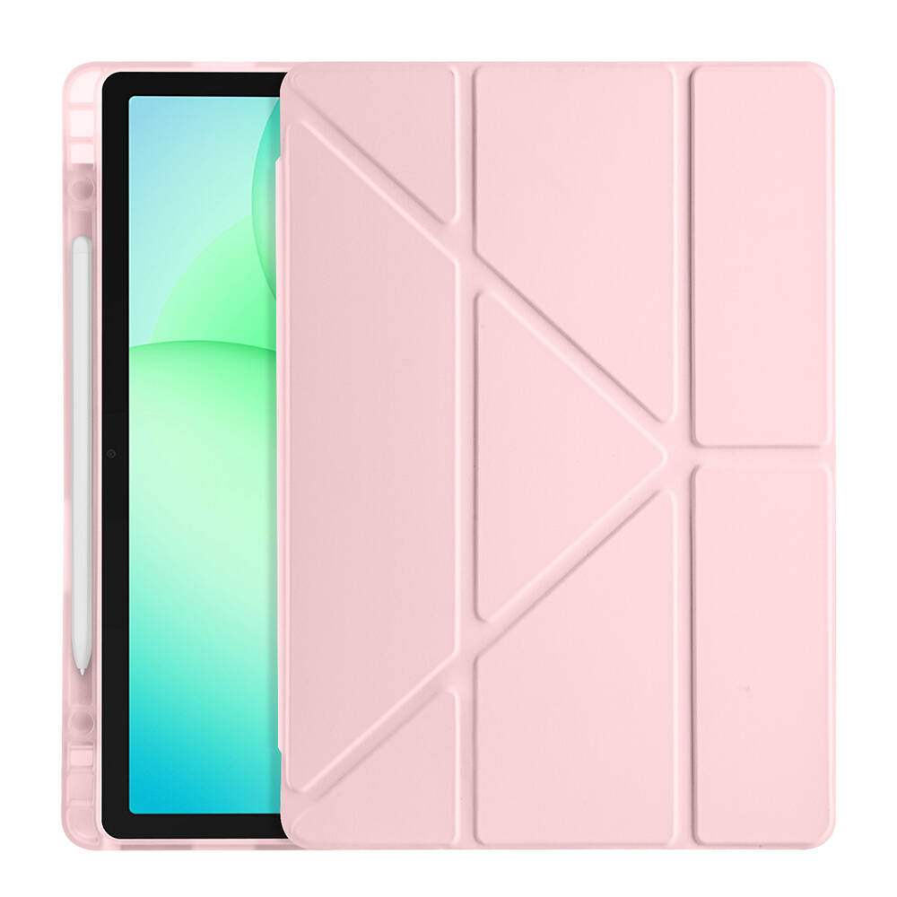 Galaxy Tab A11 Plus Kılıf Zore Tri Folding Kalem Bölmeli Standlı Kılıf - 24