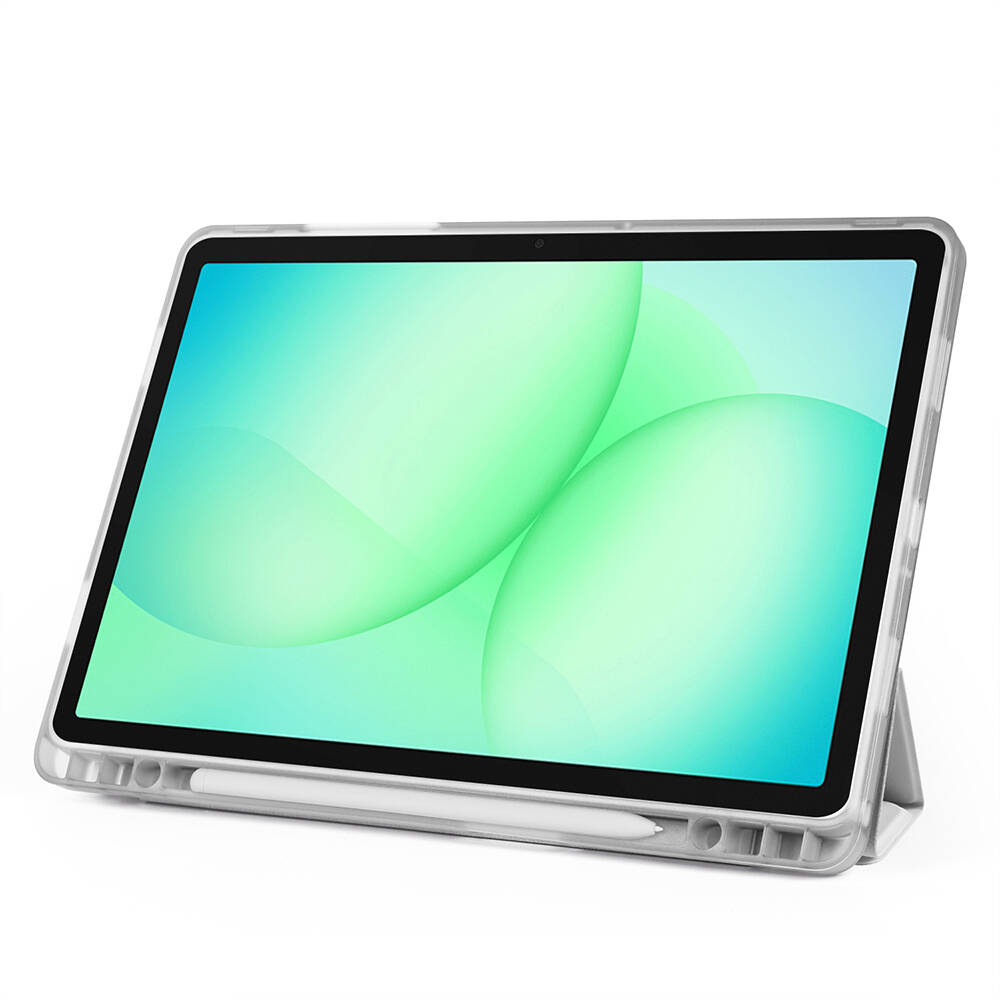 Galaxy Tab A11 Plus Kılıf Zore Tri Folding Kalem Bölmeli Standlı Kılıf - 28