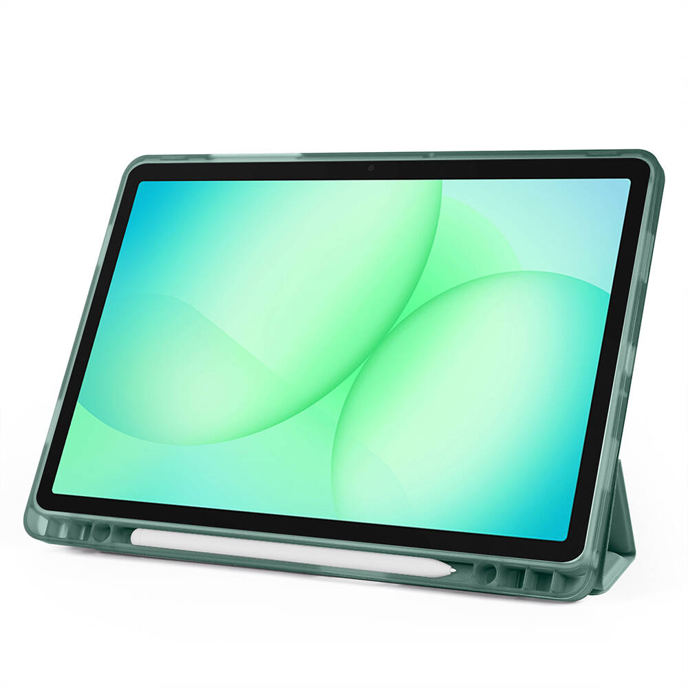 Galaxy Tab A11 Plus Kılıf Zore Tri Folding Kalem Bölmeli Standlı Kılıf - 29