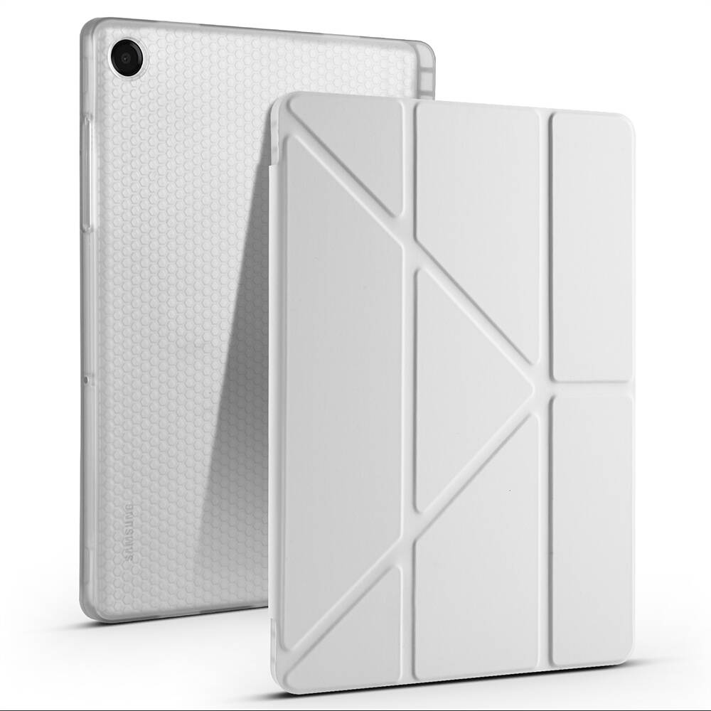 Galaxy Tab A11 Plus Kılıf Zore Tri Folding Kalem Bölmeli Standlı Kılıf - 11