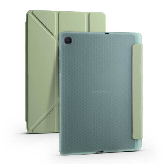 Galaxy Tab A7 10.4 T500 2020 Kılıf Zore Tri Folding Kalem Bölmeli Standlı Kılıf - 9