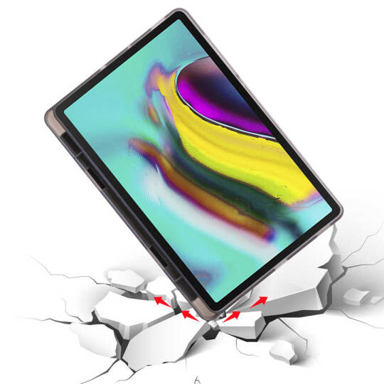 Galaxy Tab A7 10.4 T500 2020 Kılıf Zore Tri Folding Kalem Bölmeli Standlı Kılıf - 10