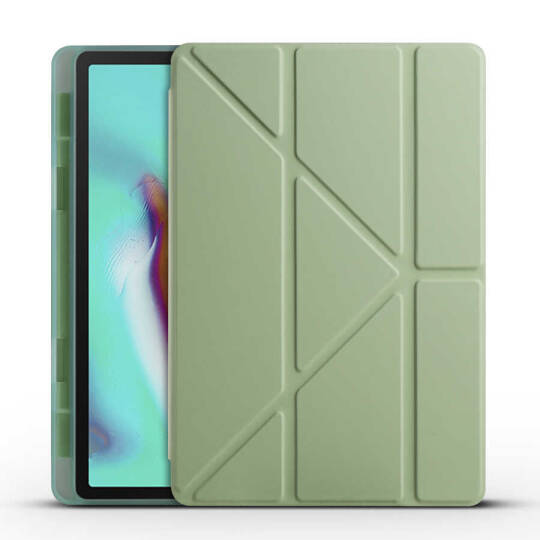 Galaxy Tab A7 10.4 T500 2020 Kılıf Zore Tri Folding Kalem Bölmeli Standlı Kılıf - 11