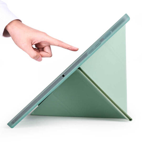 Galaxy Tab A7 10.4 T500 2020 Kılıf Zore Tri Folding Kalem Bölmeli Standlı Kılıf - 12