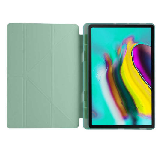 Galaxy Tab A7 10.4 T500 2020 Kılıf Zore Tri Folding Kalem Bölmeli Standlı Kılıf - 13
