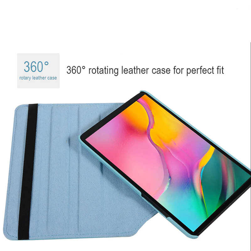 Galaxy Tab A7 Lite T225 Zore Dönebilen Standlı Kılıf - 9