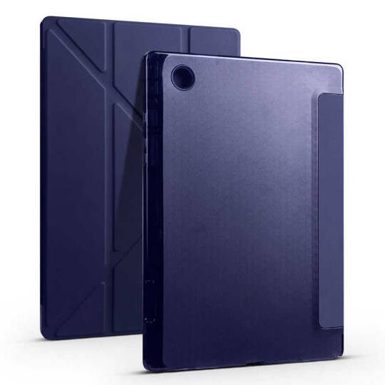 Galaxy Tab A8 10.5 SM-X200 (2021) Kılıf Zore Tri Folding Kalem Bölmeli Standlı Kılıf - 9