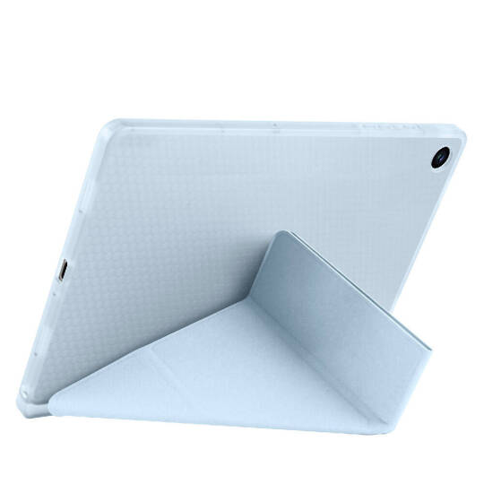 Galaxy Tab A9 Kılıf Zore Tri Folding Kalem Bölmeli Standlı Kılıf - 23