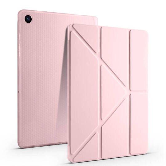 Galaxy Tab A9 Kılıf Zore Tri Folding Kalem Bölmeli Standlı Kılıf - 25