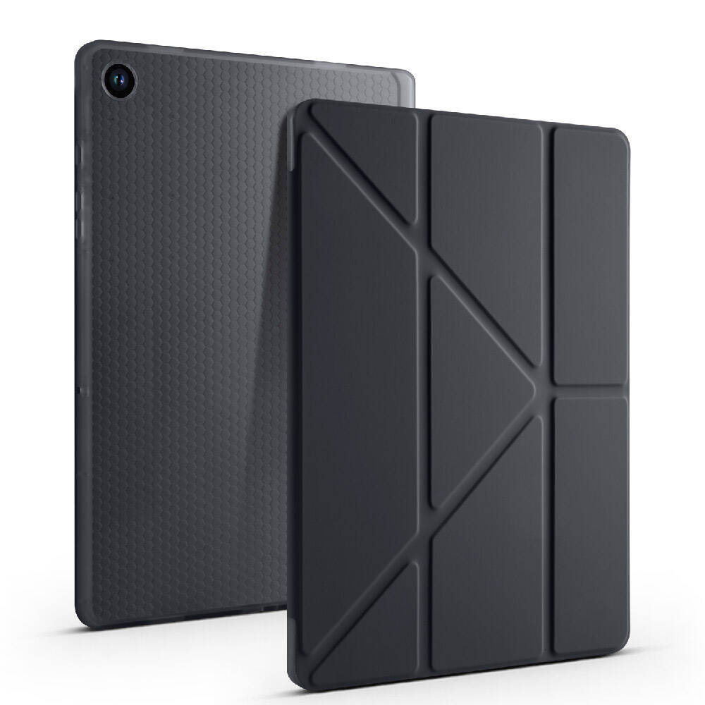 Galaxy Tab A9 Plus Kılıf Zore Tri Folding Kalem Bölmeli Standlı Kılıf - 25