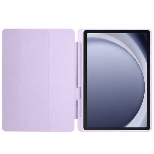 Galaxy Tab A9 Plus Kılıf Zore Tri Folding Kalem Bölmeli Standlı Kılıf - 16