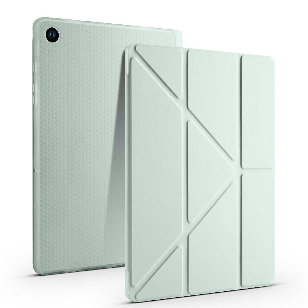 Galaxy Tab A9 Plus Kılıf Zore Tri Folding Kalem Bölmeli Standlı Kılıf - 22