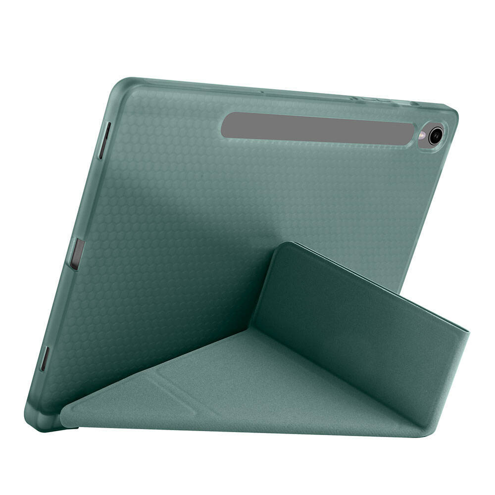 Galaxy Tab S10 FE Kılıf Zore Tri Folding Kalem Bölmeli Standlı Kılıf - 17