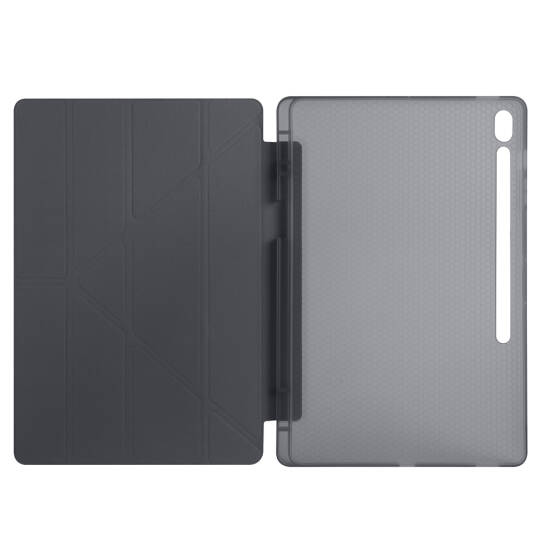 Galaxy Tab S10 FE Plus Kılıf Zore Tri Folding Kalem Bölmeli Standlı Kılıf - 23