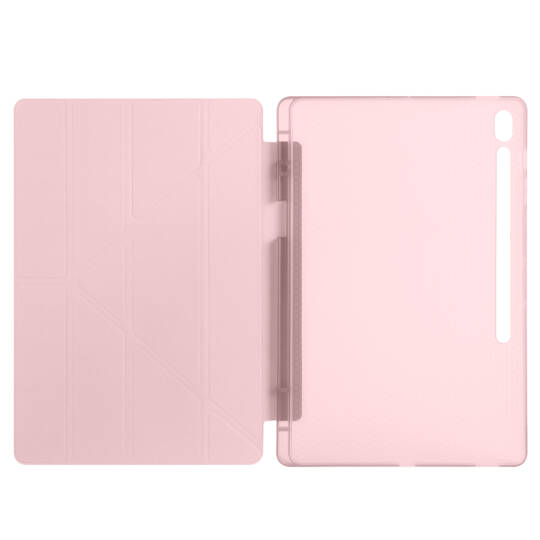 Galaxy Tab S10 FE Plus Kılıf Zore Tri Folding Kalem Bölmeli Standlı Kılıf - 25