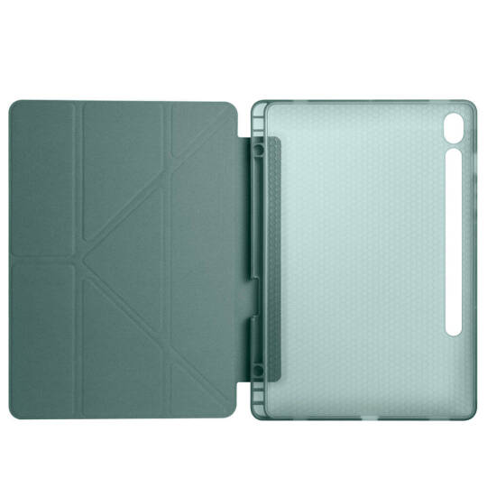 Galaxy Tab S10 Lite Kılıf Zore Tri Folding Kalem Bölmeli Standlı Kılıf - 29