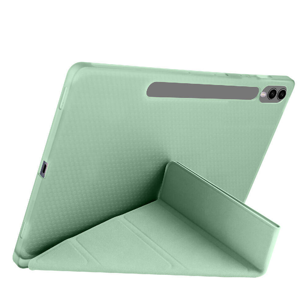 Galaxy Tab S10 Plus Kılıf Zore Tri Folding Kalem Bölmeli Standlı Kılıf - 15