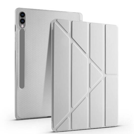 Galaxy Tab S10 Plus Kılıf Zore Tri Folding Kalem Bölmeli Standlı Kılıf - 21