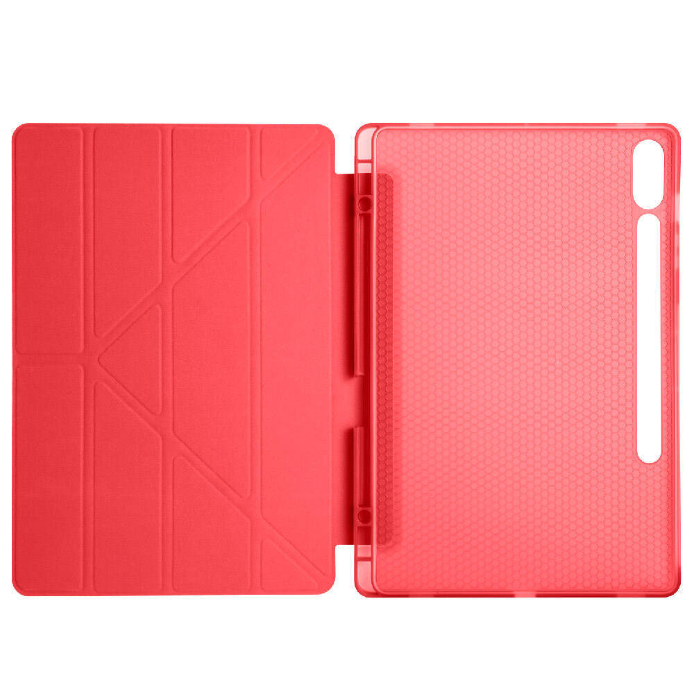 Galaxy Tab S10 Plus Kılıf Zore Tri Folding Kalem Bölmeli Standlı Kılıf - 22