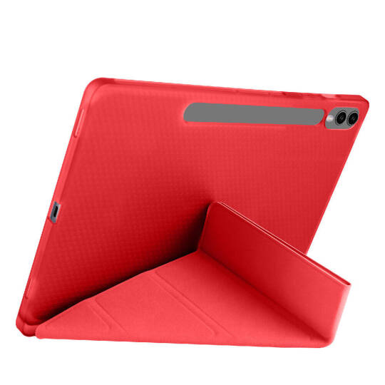 Galaxy Tab S10 Plus Kılıf Zore Tri Folding Kalem Bölmeli Standlı Kılıf - 24