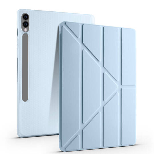 Galaxy Tab S10 Plus Kılıf Zore Tri Folding Kalem Bölmeli Standlı Kılıf - 27
