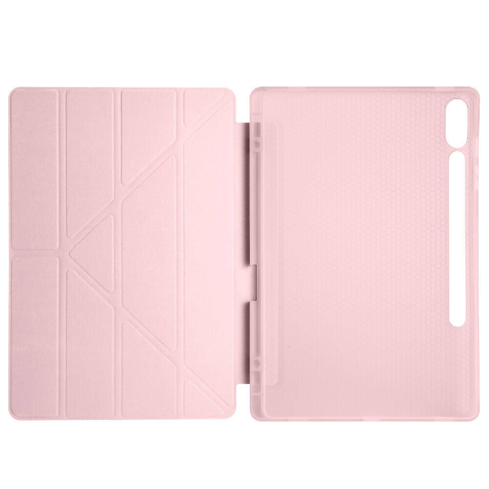 Galaxy Tab S10 Plus Kılıf Zore Tri Folding Kalem Bölmeli Standlı Kılıf - 29
