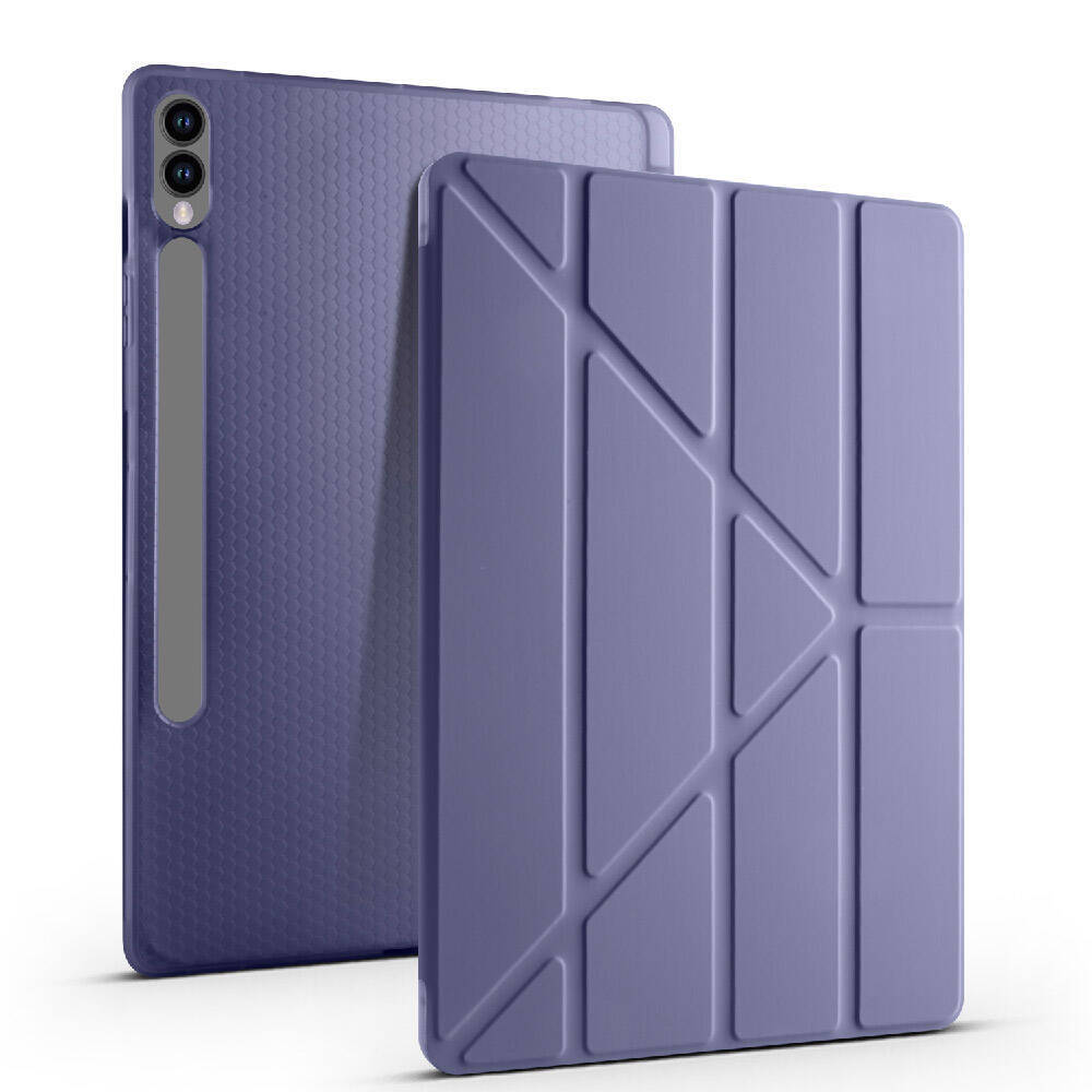 Galaxy Tab S10 Plus Kılıf Zore Tri Folding Kalem Bölmeli Standlı Kılıf - 30