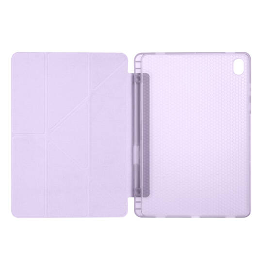 Galaxy Tab S11 Kılıf Zore Tri Folding Kalem Bölmeli Standlı Kılıf - 18
