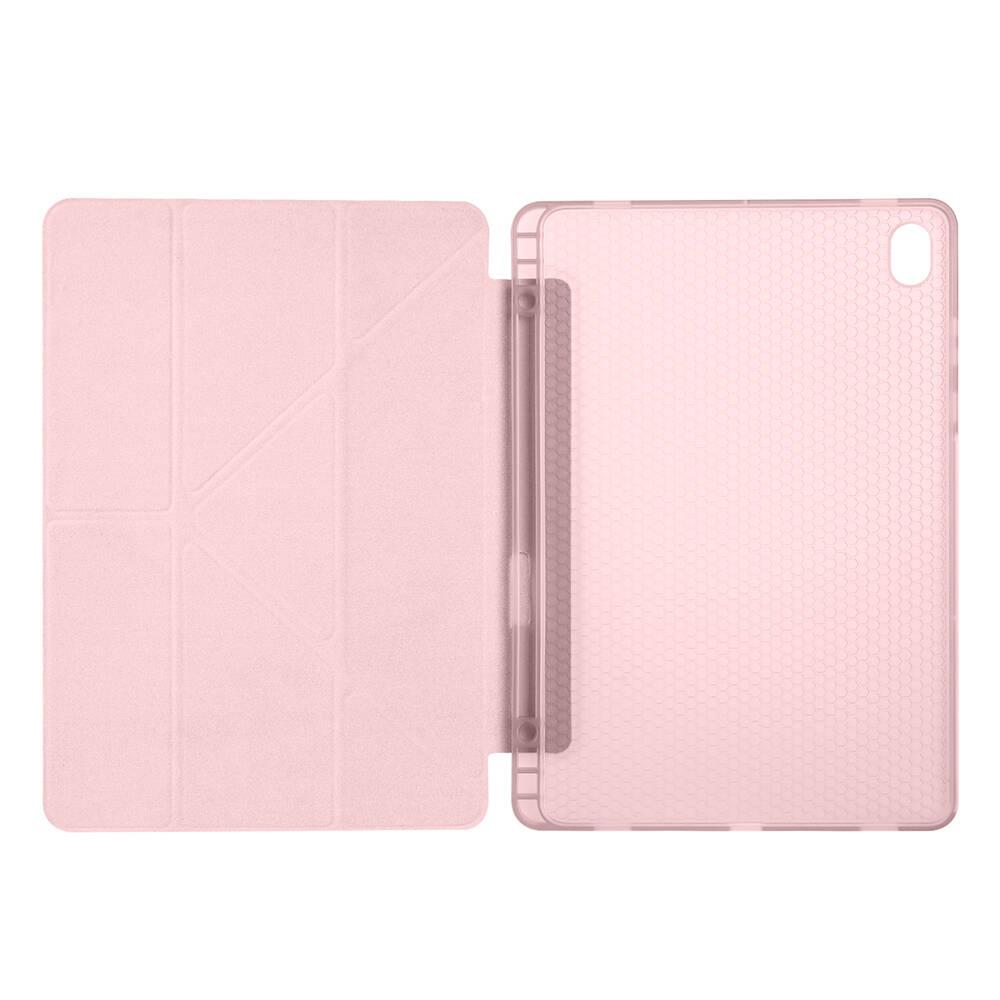 Galaxy Tab S11 Kılıf Zore Tri Folding Kalem Bölmeli Standlı Kılıf - 19