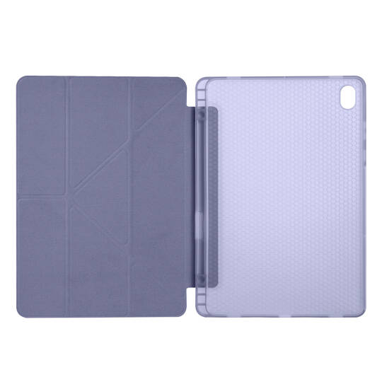 Galaxy Tab S11 Kılıf Zore Tri Folding Kalem Bölmeli Standlı Kılıf - 20