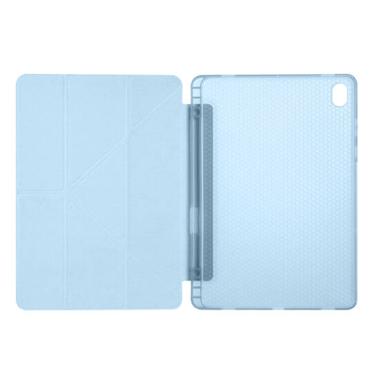 Galaxy Tab S11 Kılıf Zore Tri Folding Kalem Bölmeli Standlı Kılıf - 21