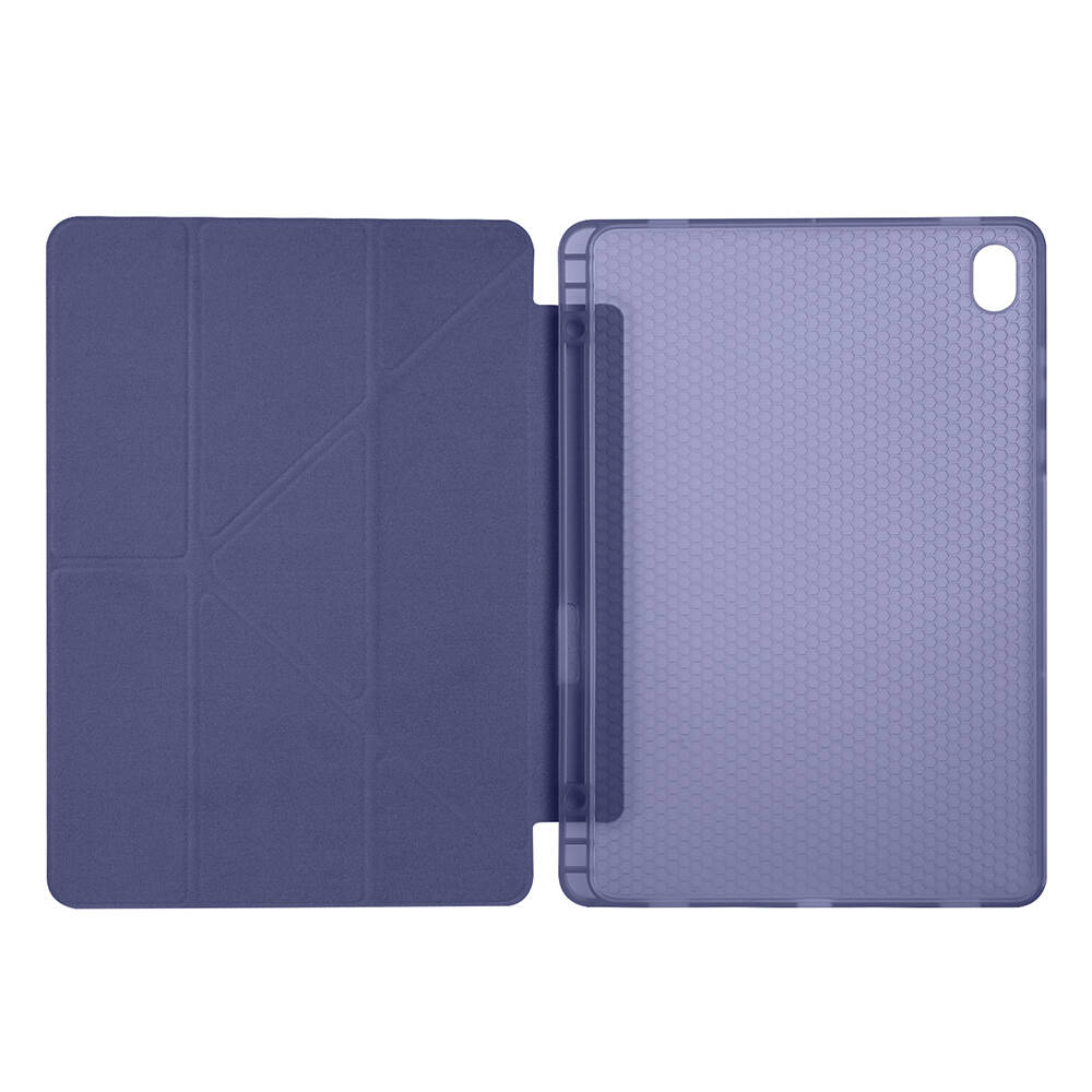 Galaxy Tab S11 Kılıf Zore Tri Folding Kalem Bölmeli Standlı Kılıf - 22