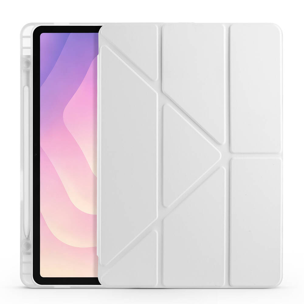 Galaxy Tab S11 Kılıf Zore Tri Folding Kalem Bölmeli Standlı Kılıf - 28