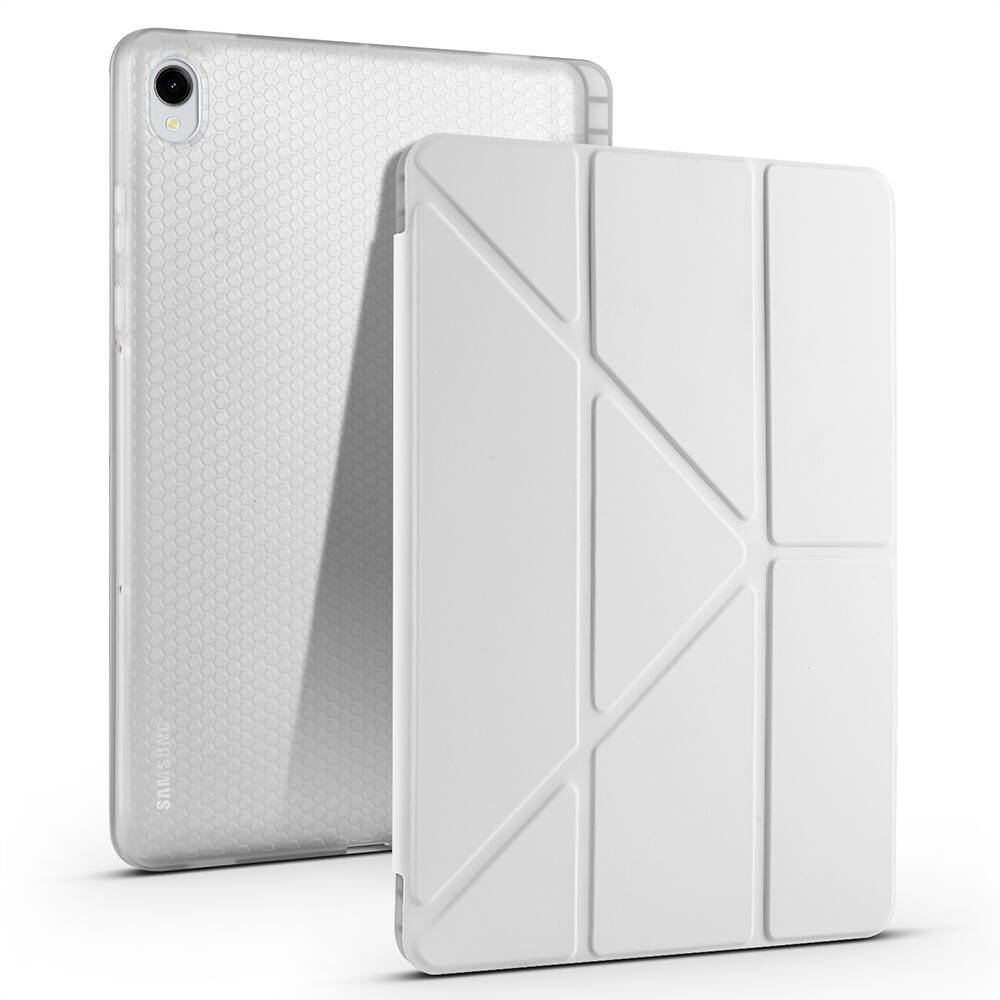 Galaxy Tab S11 Kılıf Zore Tri Folding Kalem Bölmeli Standlı Kılıf - 8