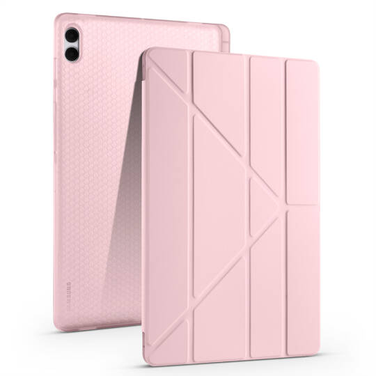Galaxy Tab S11 Ultra Kılıf Zore Tri Folding Kalem Bölmeli Standlı Kılıf - 9
