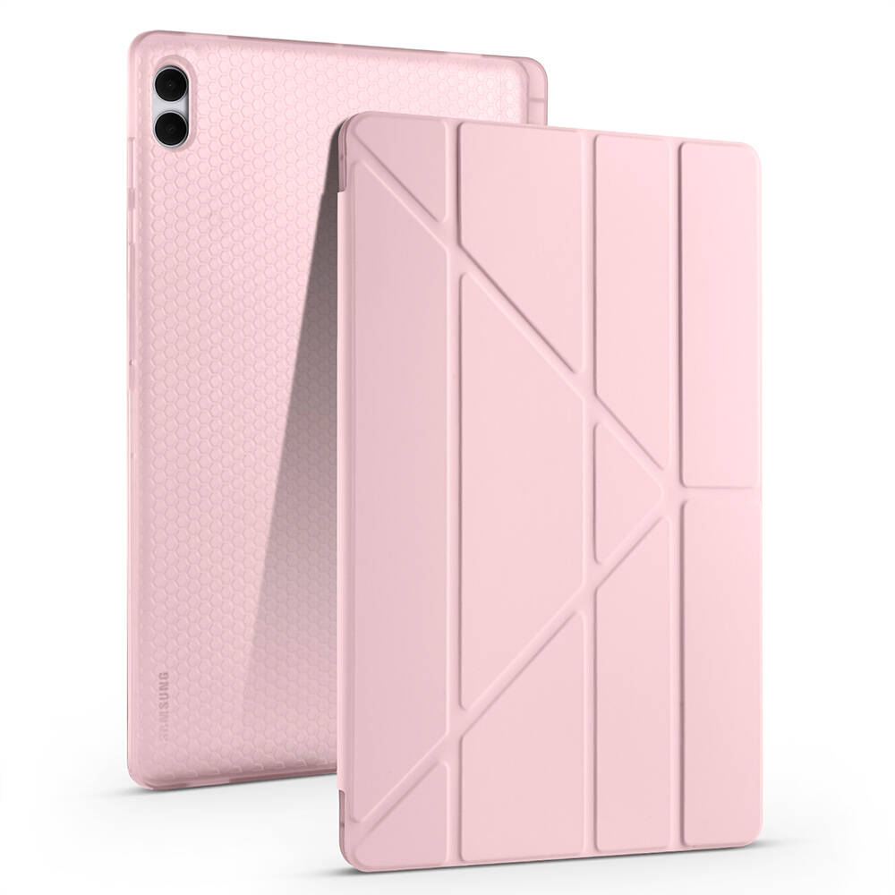 Galaxy Tab S11 Ultra Kılıf Zore Tri Folding Kalem Bölmeli Standlı Kılıf - 9